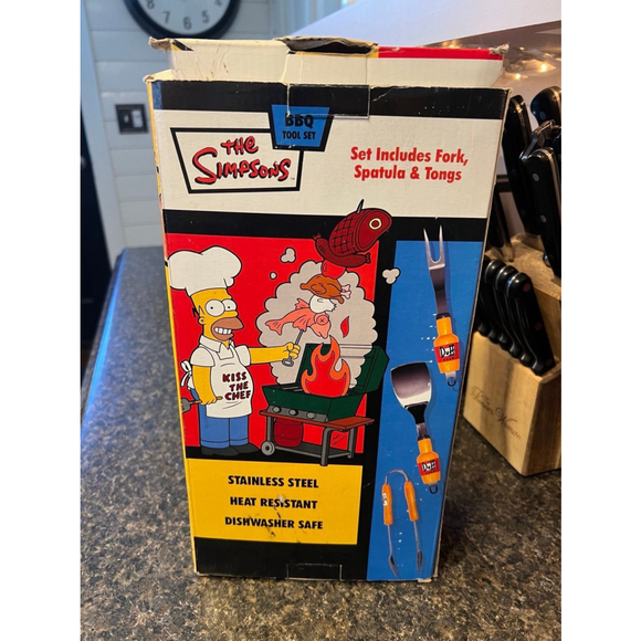 The Simpson’s 3 Piece BBQ Tool Set - Picture 3 of 12